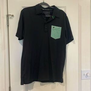 travis matthews men’s chive golf shirt size large